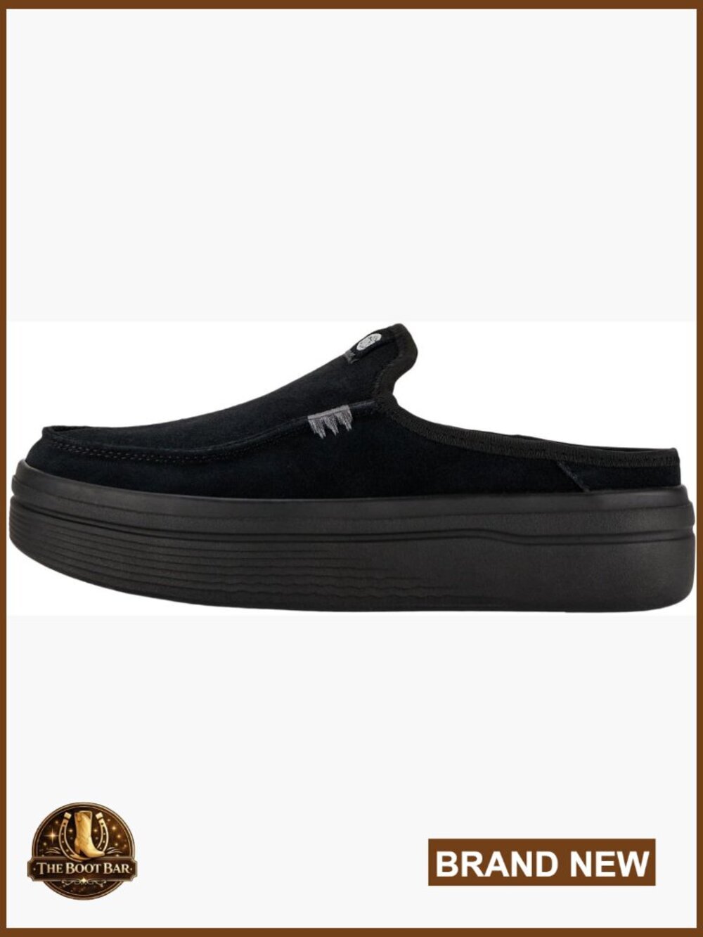Women's Platform Mules Slip-On Lightweight Loafers Casual Comfort Shoes